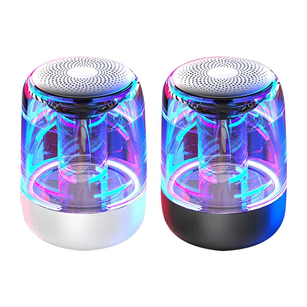 Portable Bluetooth Speaker with Variable Color LED Light