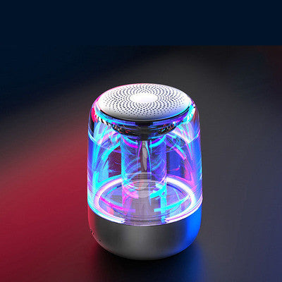 Portable Bluetooth Speaker with Variable Color LED Light